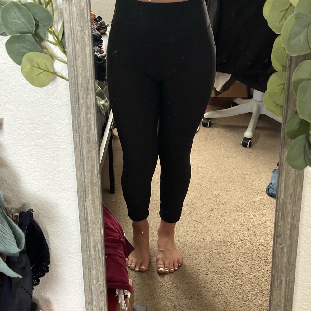 Black High-Waisted Leggings
